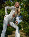 WHITE ROSE JUMPSUIT