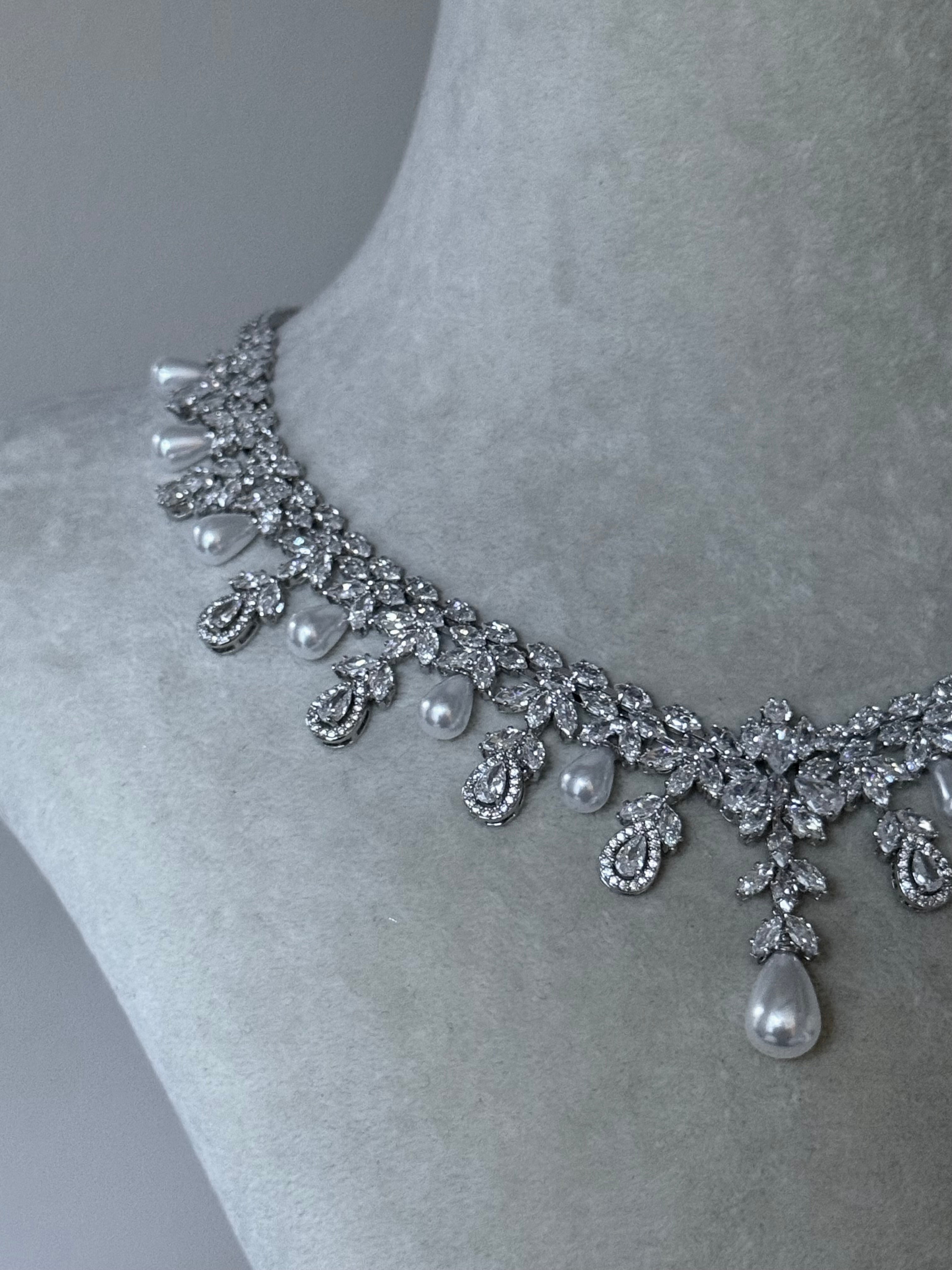 18th-century inspired Necklace & Earrings