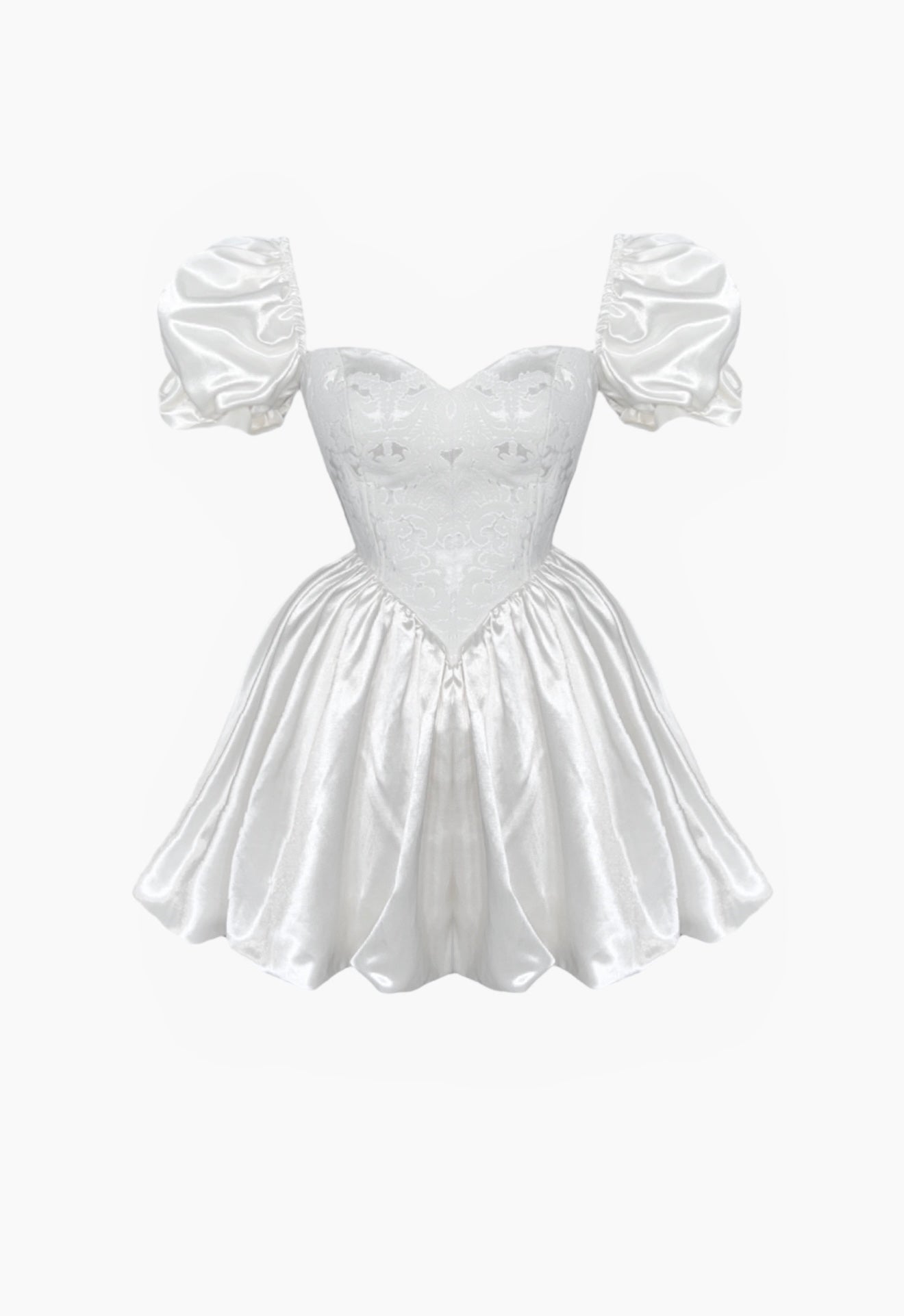 IVORY BALLOON DRESS – DUYGU AY COLLECTION