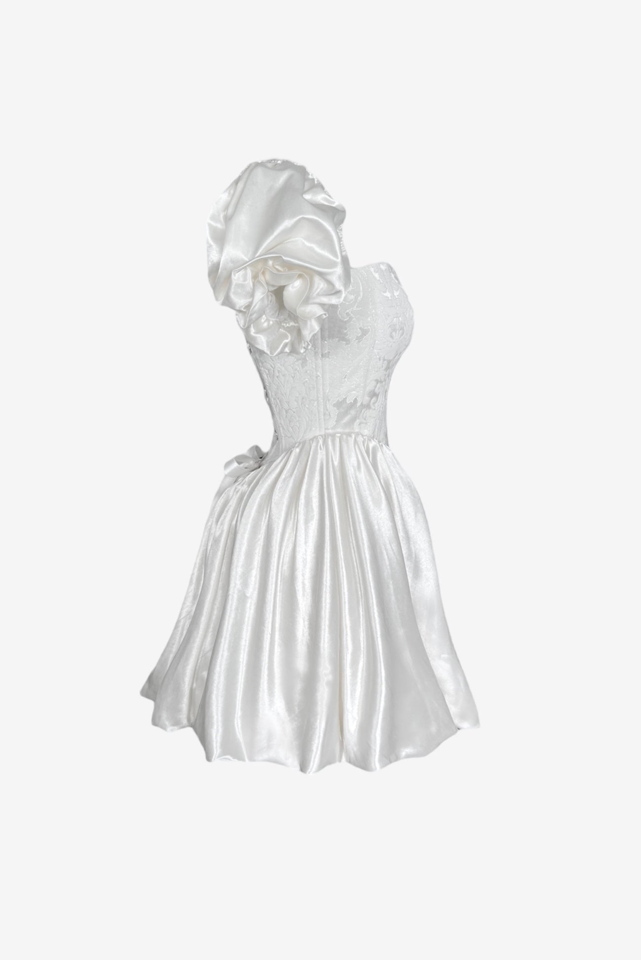 IVORY BALLOON DRESS