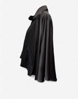 SILK CAPE WITH VELVET BOW-TIE