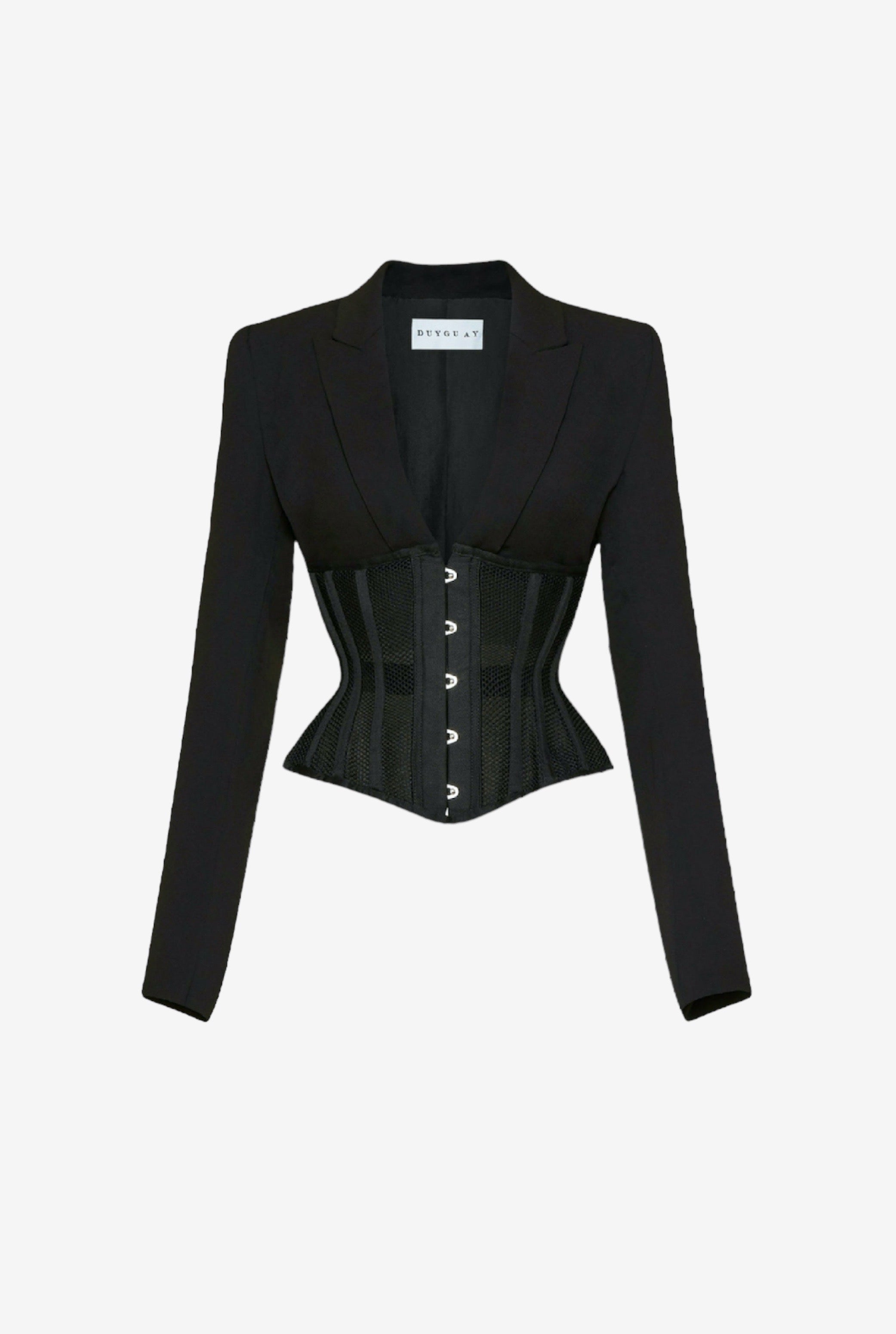 CORSET BLAZER NOIR – DUYGU AY COLLECTION