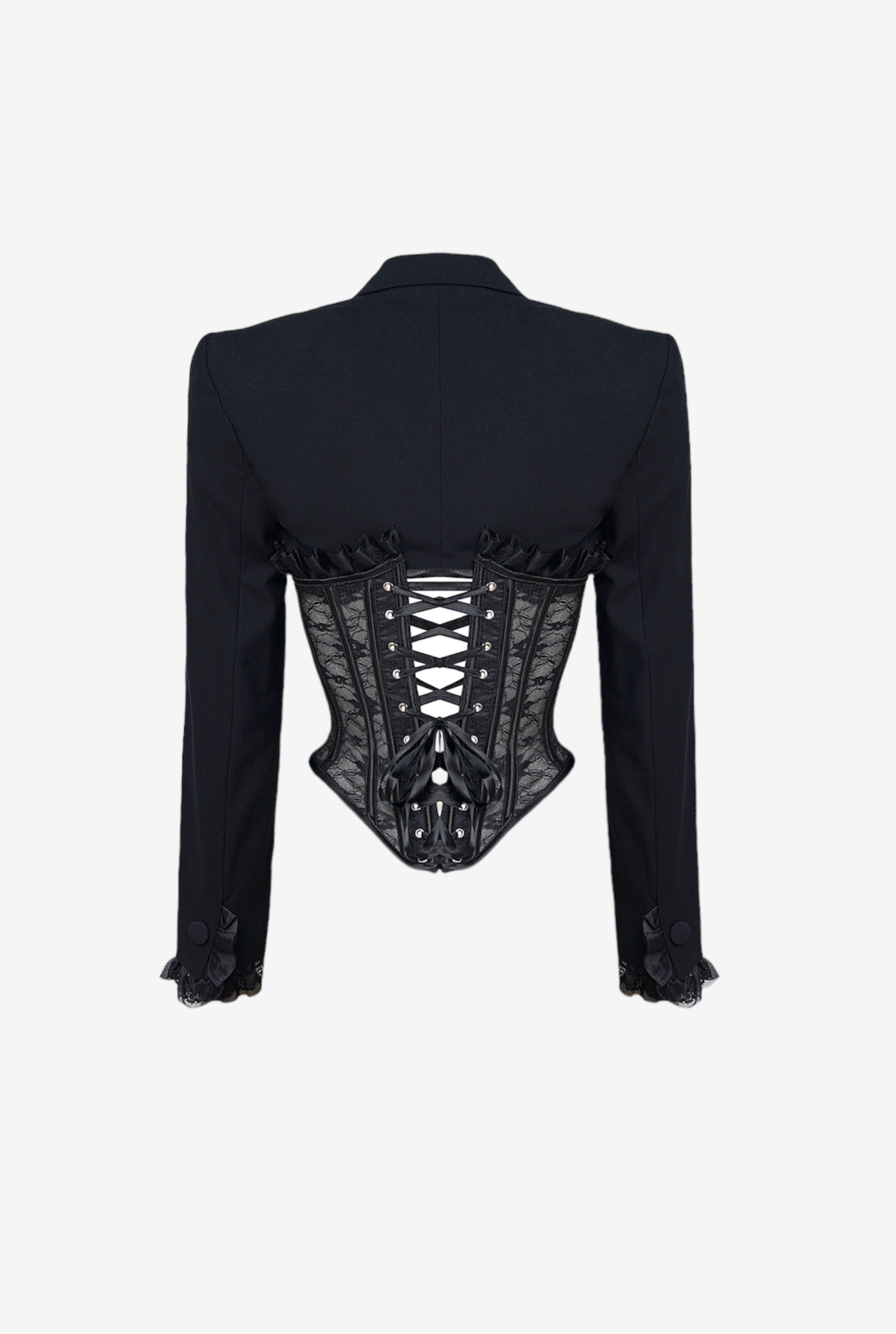 LACE CORSET BLAZER