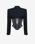 LACE CORSET BLAZER