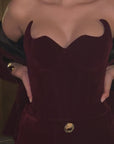 AMELIYA VELVET CORSET