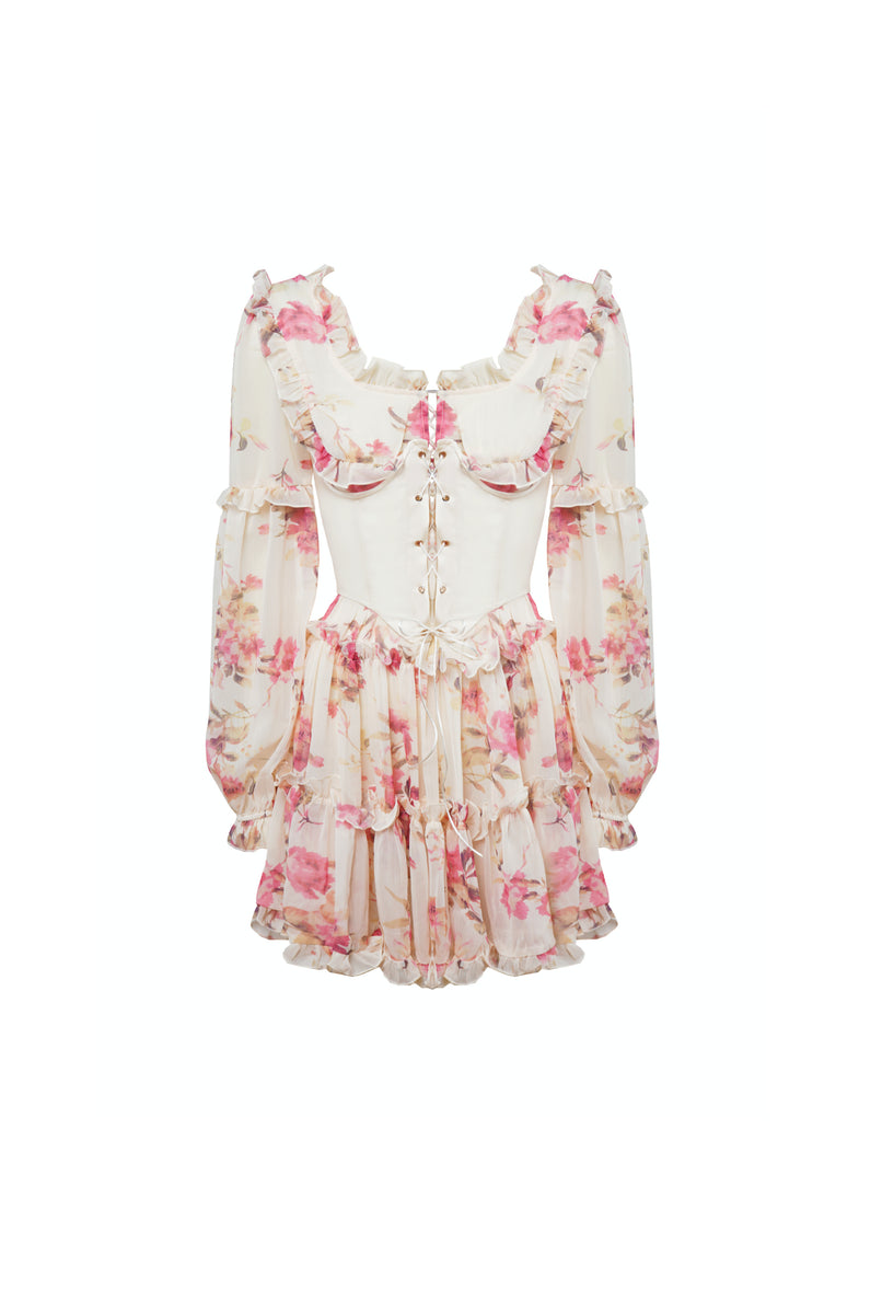 FLORAL CORSET DRESS – DUYGU AY COLLECTION
