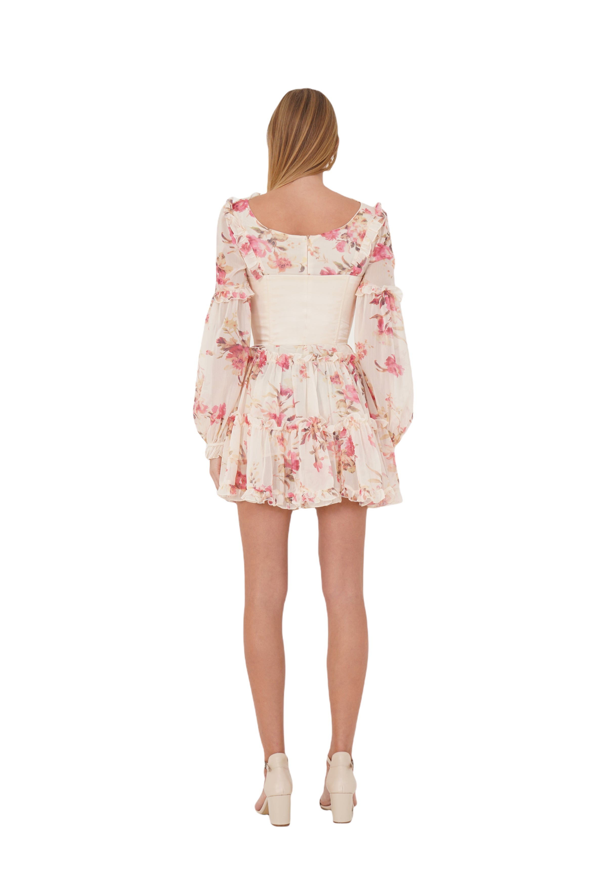 FLORAL CORSET DRESS