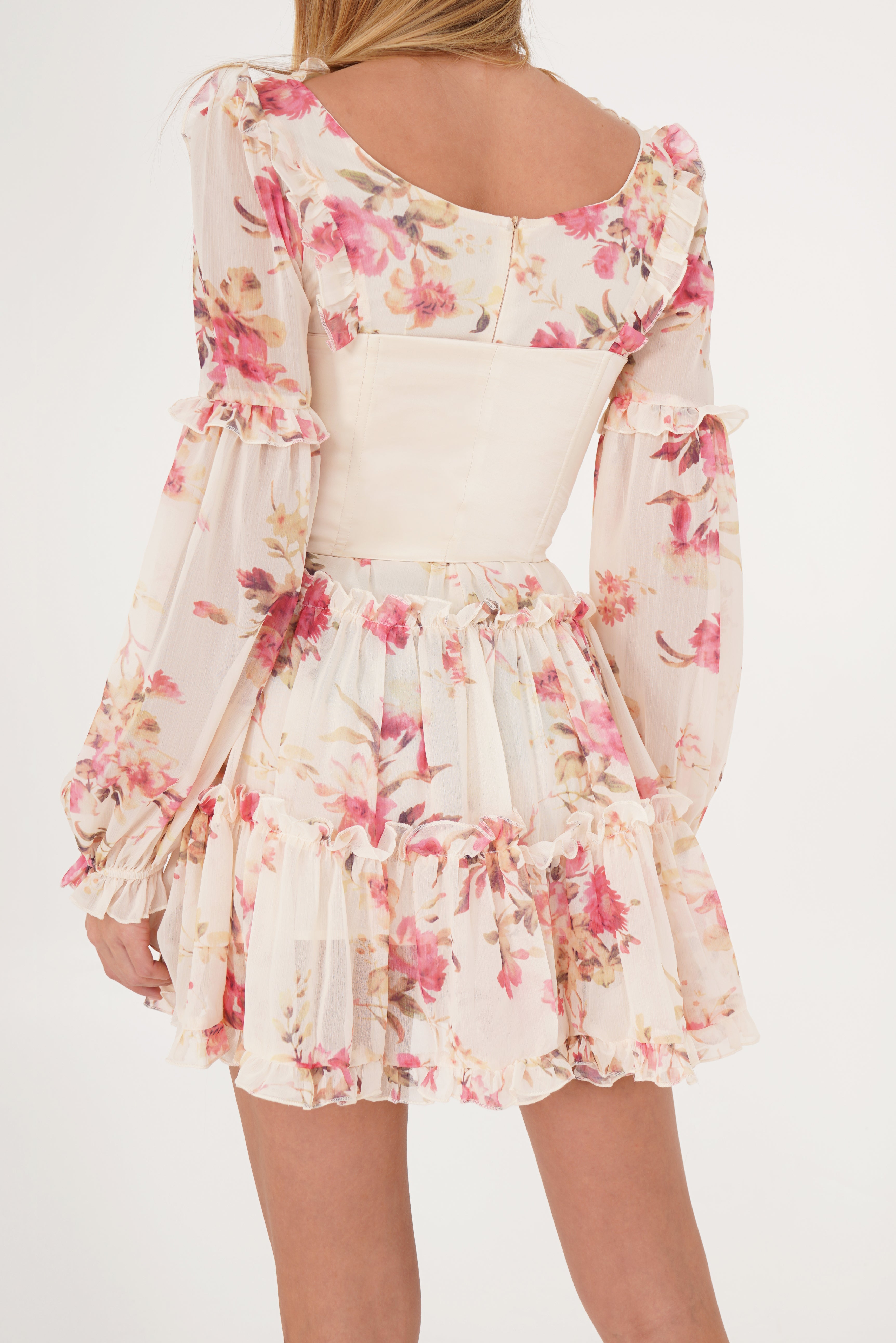 FLORAL CORSET DRESS