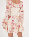 FLORAL CORSET DRESS