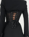 LACE CORSET BLAZER