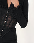 LACE CORSET BLAZER