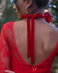 ROSE ROUGE CHOKER