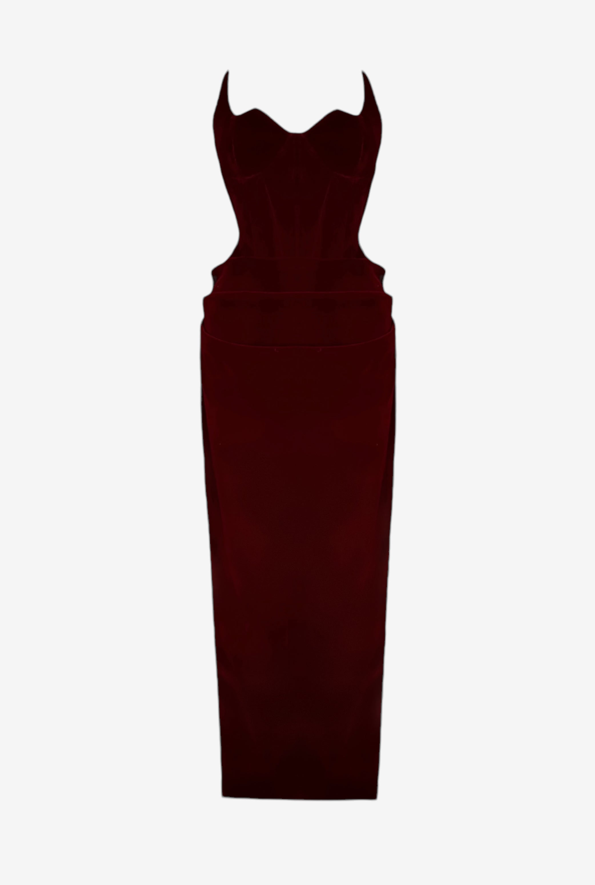 MAXI VELVET DRESS