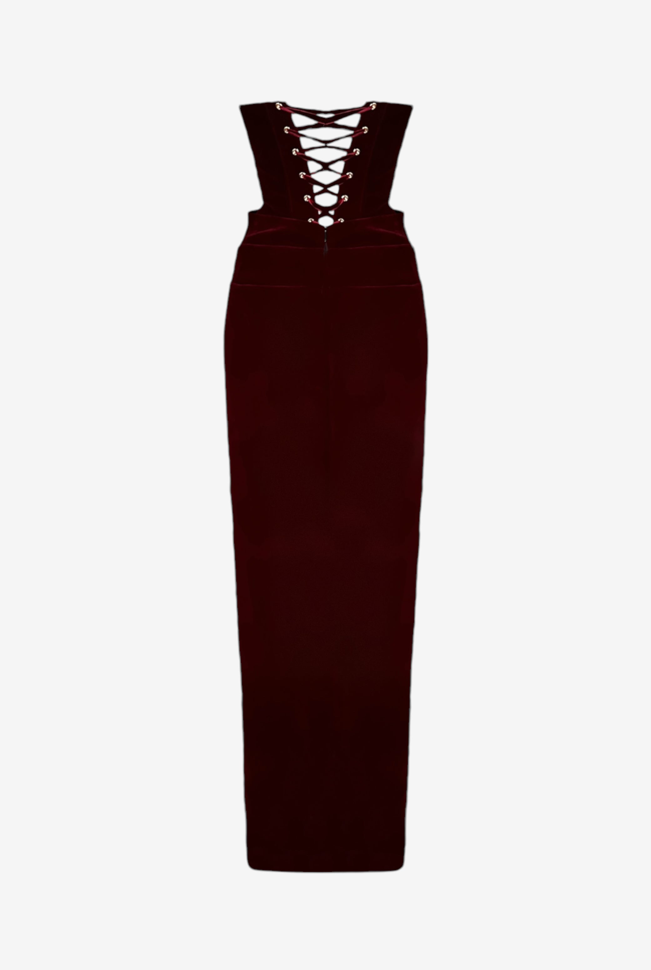 MAXI VELVET DRESS