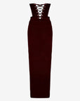 MAXI VELVET DRESS