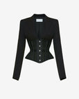 CORSET BLAZER NOIR